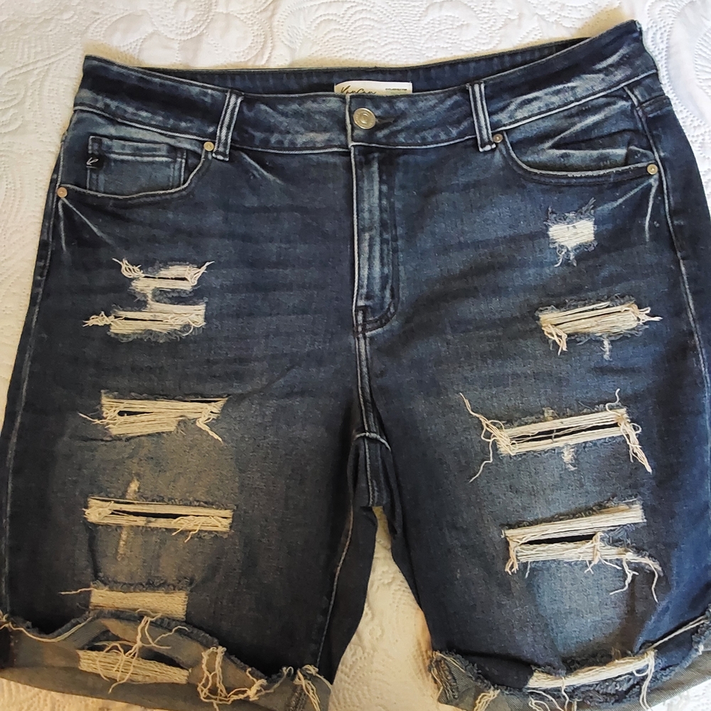 KanCan Indigo Denim Shorts